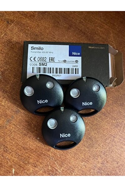NİCE Smilo SM2 Kumanda Otomatik Sürgülü Bahçe Kapısı Bariyer Kumandası