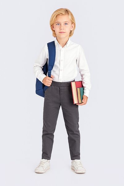 GİYİCEM TEKSTİL Boy's Kaschmire School Pants G2025