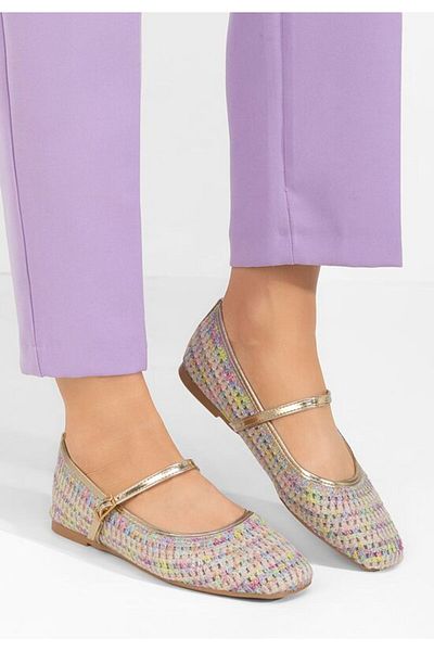 B T Shoes Balerini dama Maryln multicolori