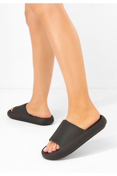 B T Shoes Jomya V3 women's beach slippers, black