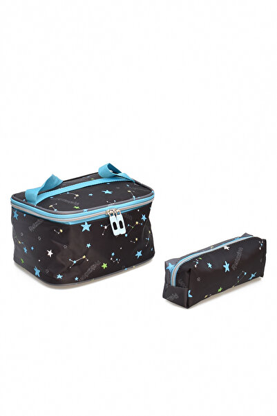 ELATAE Children's 3-Piece School Set Primary School Bag & Thermal Lunch Box & Pen Holder 1385