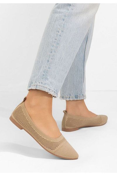 B T Shoes Balerini dama Maryann camel