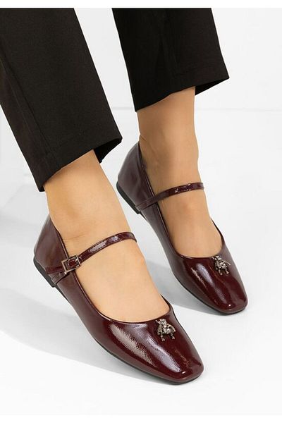 B T Shoes Balerini dama Jaimee grena