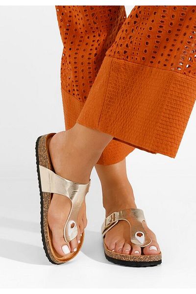 B T Shoes Papuci dama Rosanhi aurii