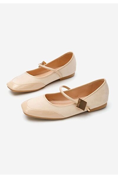 B T Shoes Balerini dama Melyda bej