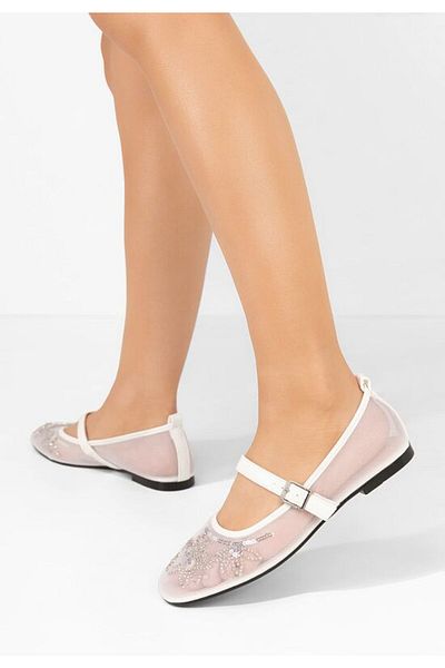 B T Shoes Balerini dama Theressa albi
