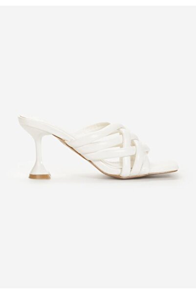 B T Shoes Elegant women's slippers Fusina white