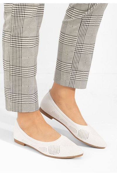 B T Shoes Balerini dama Letysia albi
