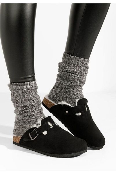 B T Shoes Jasha women's slippers, black