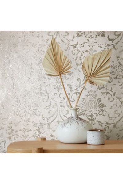 Marburg Decorative Wallpaper Damask Pattern with Glossy Effect City Glow 34291