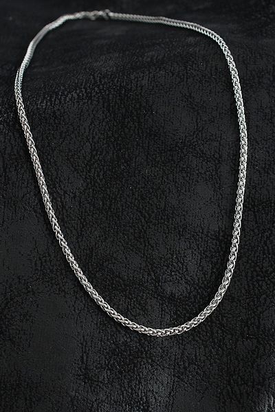 Skygo 316L Steel Frequently Knitted Chain Model Silver Color Men's Necklace