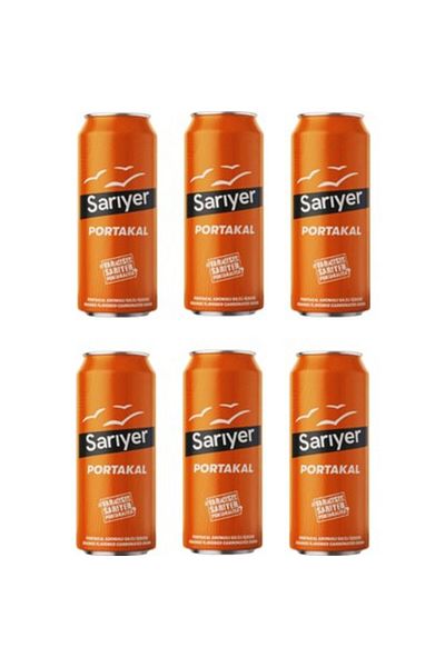 SARIYER Portakal Aromalı Gazoz 330 ml x 6 Adet