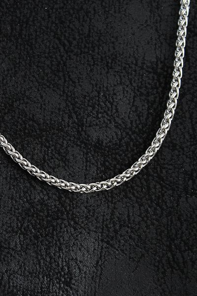 Skygo 316L Steel Frequently Knitted Chain Model Silver Color Men's Necklace