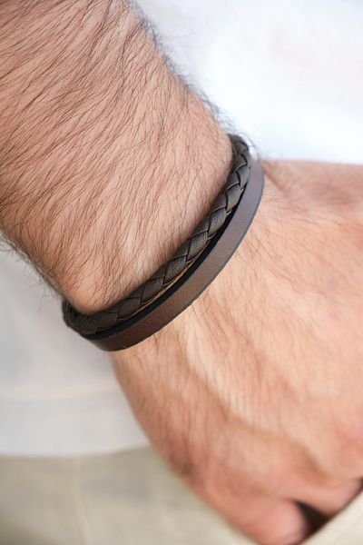 Monvago Mv01008 Men's Leather Bracelet