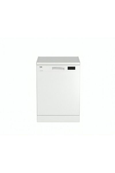 Beko غسالة أطباق 6 برامج 14 مكانًا - عاكس - أبيض DFN16411W