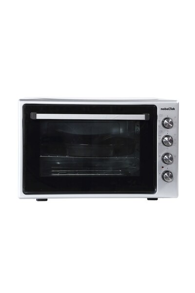 NobeLTek Cuptor electric NLT FSO70X, 70L, 2200W, grill, timer, termostat, geam termostat, ventilator, iluminare