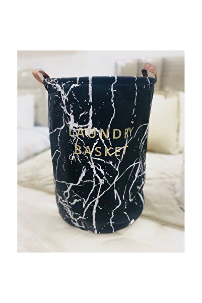 OEM Folding Dirty Laundry Basket, 40x50cm, Black Color, Ideal for Bathroom, Bedroom or Laundry Room –