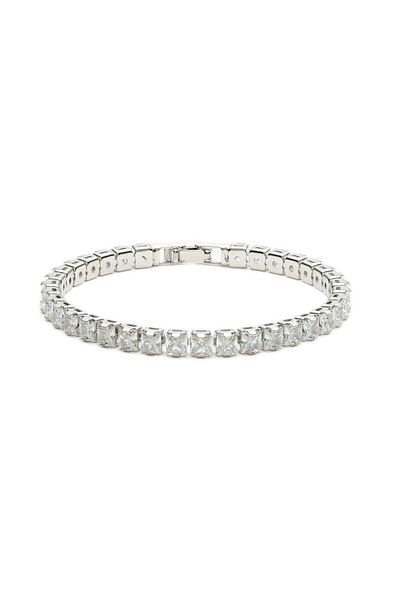 ElectraStore Unisex Tennis Bracelet With Sparkling Stones