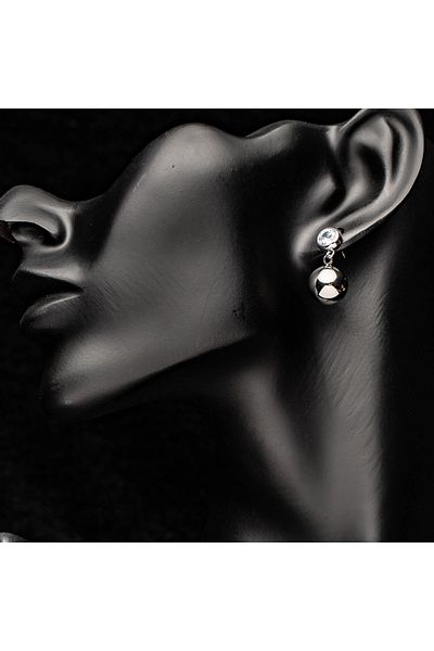 ElectraStore Silver Shine Gold Plated Earrings