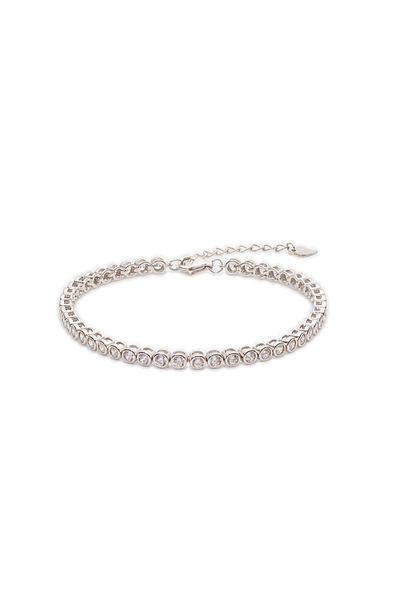 ElectraStore BRILLIANT Silver Tennis Bracelet