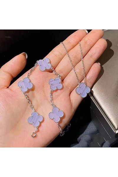 ElectraStore Alhambra Purple-Lilac Jewelry Set