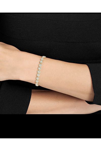 ElectraStore Angelic Gold Tennis Bracelet