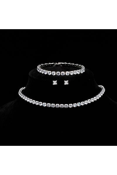 ElectraStore Set Tennis Diamond Look