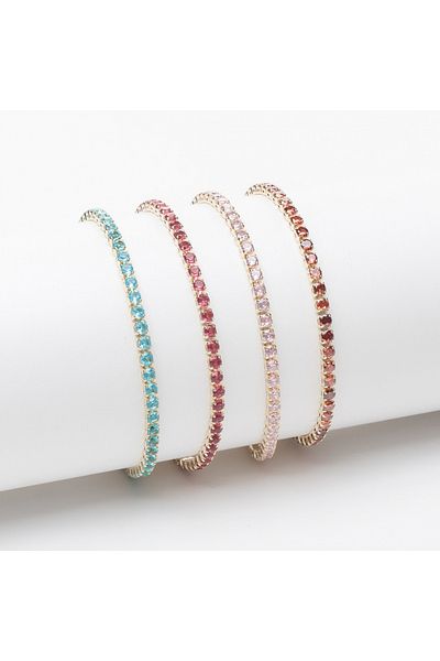 ElectraStore Set of 4 Ava Tennis Bracelets
