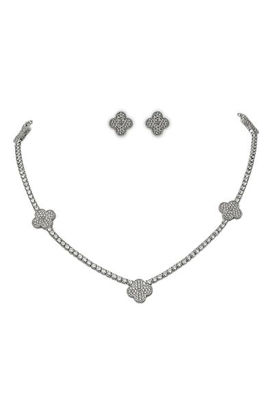 ElectraStore Alhambra Tennis Jewelry Set
