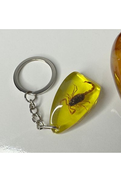İskenderun Tesbihcilik Acrylic Scorpion Keychain