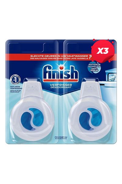 Finish X3 - DISHWASHER AIR FRESHENER 2X4ML FRESH SCENT