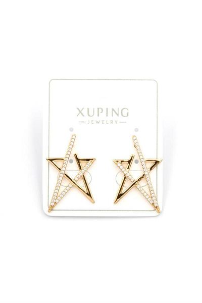 Alray Stoned Star Earrings - Rose