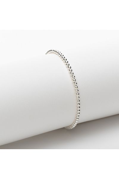 ElectraStore Silver Bracelet With Beads