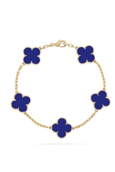 ElectraStore Alhambra Bracelet With Flowers BLUE SAPPHIRE