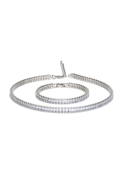 ElectraStore Tennis Shine Jewelry Set