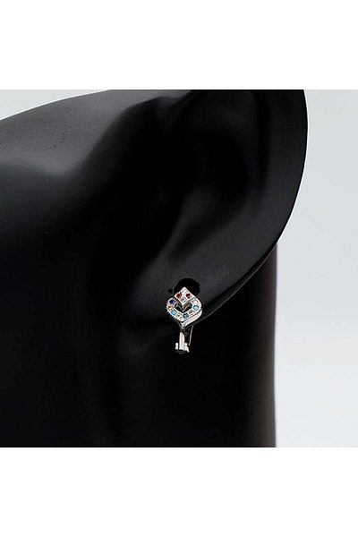 ElectraStore Aladdin Children's Silver Earrings
