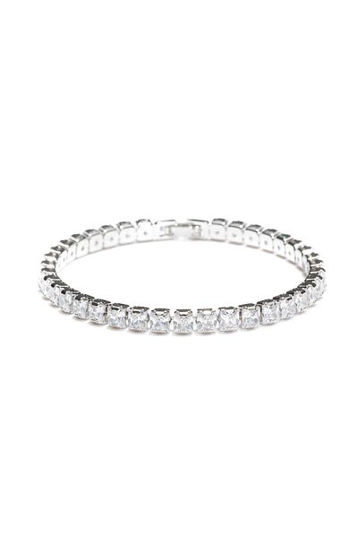 ElectraStore Massive Tennis Bracelet With Zirconia Crystals