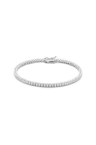 ElectraStore Classic 925 Silver Jewelry Set, Necklace+Bracelet+Earrings