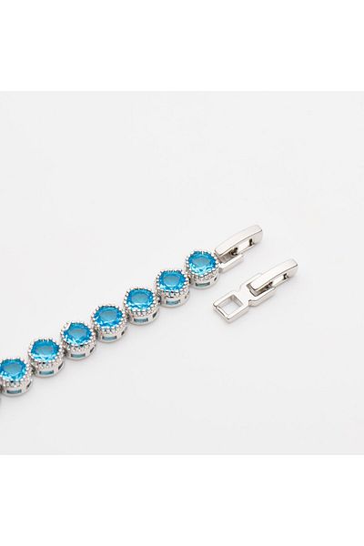 ElectraStore Tennis Splendor Bracelet Turquoise