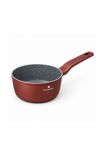Blaumann Cerastone 3.5L Saucepan, 22x10 cm Cast Aluminum Ceramic Coating Heat-resistant Lid
