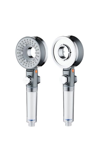 OEM Multifunctional shower head with 3 spray modes + 4 PP cotton filters with calcium sulfite balls