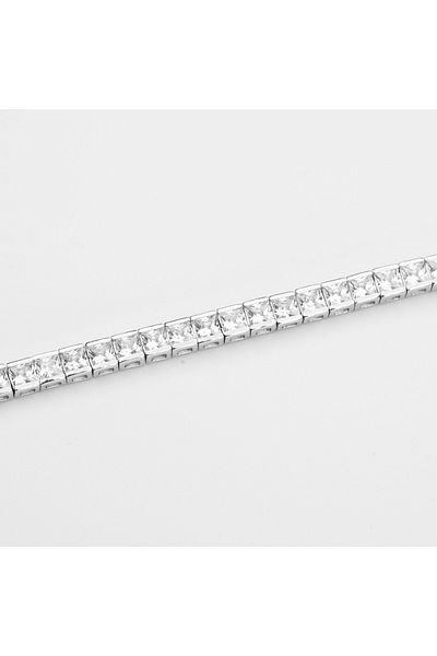 ElectraStore Unisex Tennis Bracelet Solid 925 SILVER