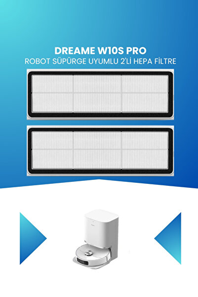 ELECTROLL Filtru Hepa compatibil cu aspiratorul robot Dreame W10S Pro, pachet...