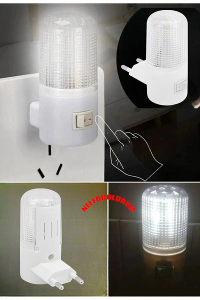 Genel Markalar Yüksek Kaliteli 0.5 Watt Açma/kapama Tuşlu Led Gece Lambası