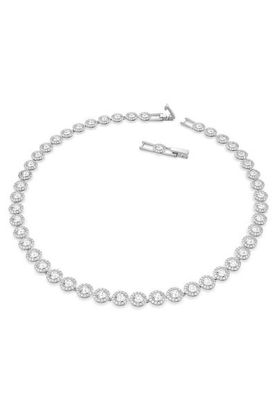 ElectraStore Angelic Silver Tennis Necklace
