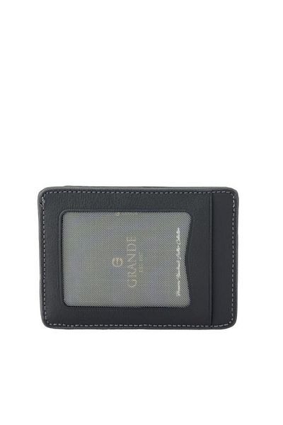 Grande Genuine Leather Men's Wallet Card Holder Gray 544-m