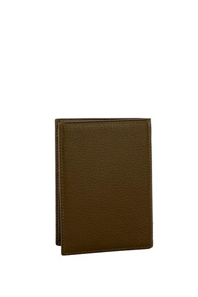 Grande Genuine Leather Passport Holder Wallet Tan 753