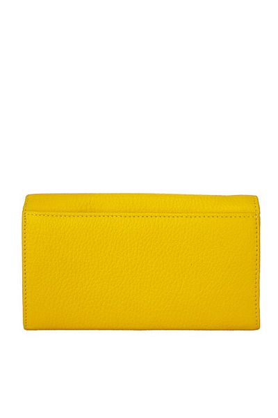 Grande Genuine Leather Women's Wallet Yellow 2604