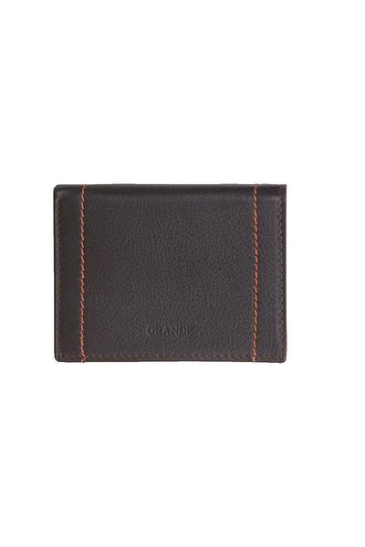 Grande Genuine Leather Men's Card Holder Crazy Brown 715