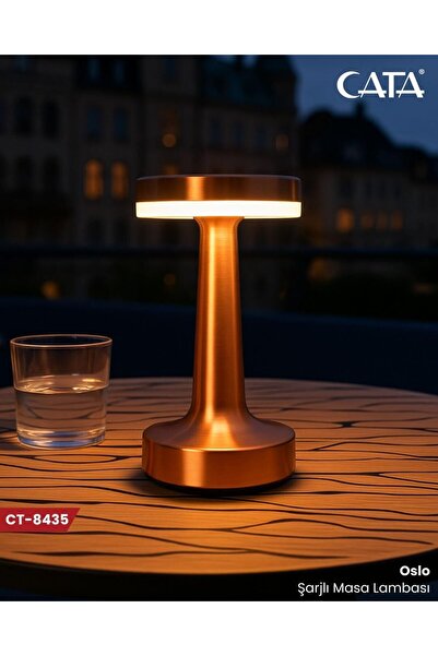 Cata OSLO ŞARJLI DİM EDİLEBİLİR MASA LAMBASI